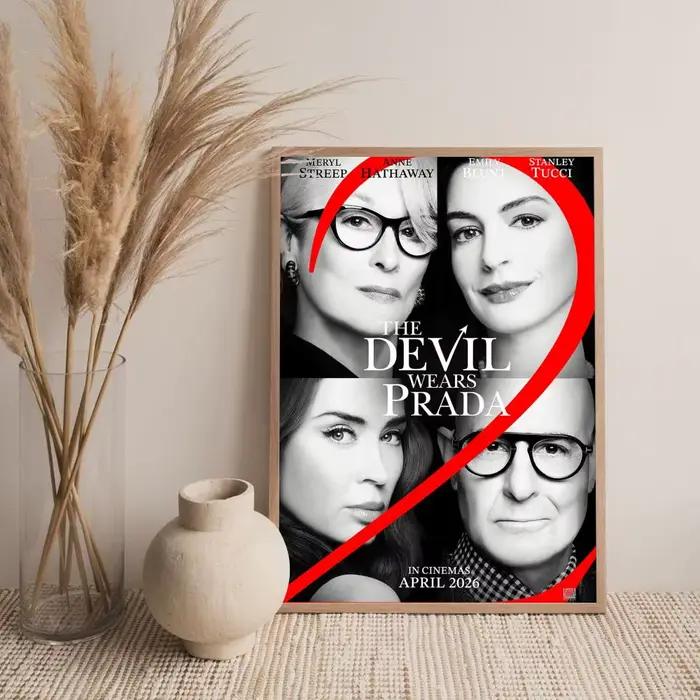 Affiche The D-Devil Wears Prada 2, impressions d'art mural minimalistes modernes pour chambre à couc
