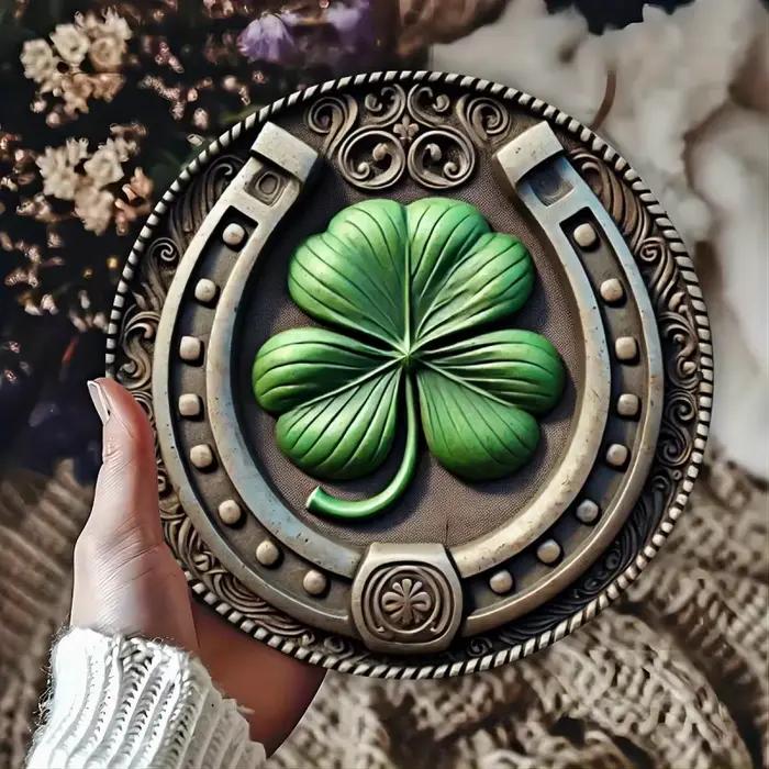 Horloge pendentif disque en bois rose, décoration murale de Style clavier pour chambre de princesse,