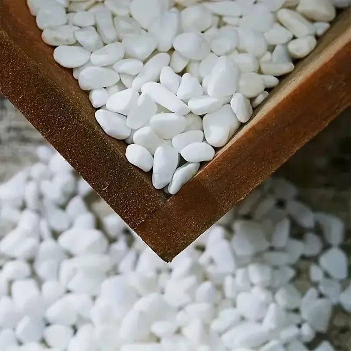 Pierre blanche avec âme, adaptée à la décoration d'aquarium, remplissage de pots de fleurs, aménagem