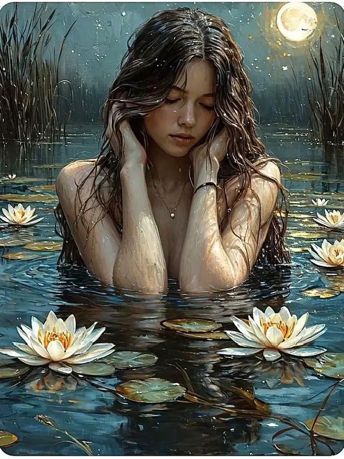 Peinture à l'huile numérique à faire soi-même, beauté Sexy, colorée, peinte à la main, cadeau pour a