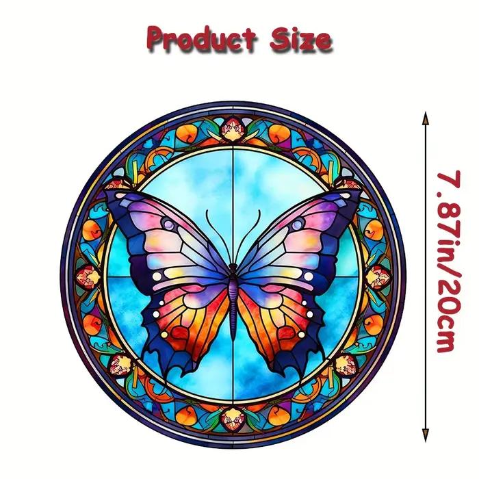 Autocollants électrostatiques pour vitres papillon, décoration de fenêtre de cuisine en verre pour s