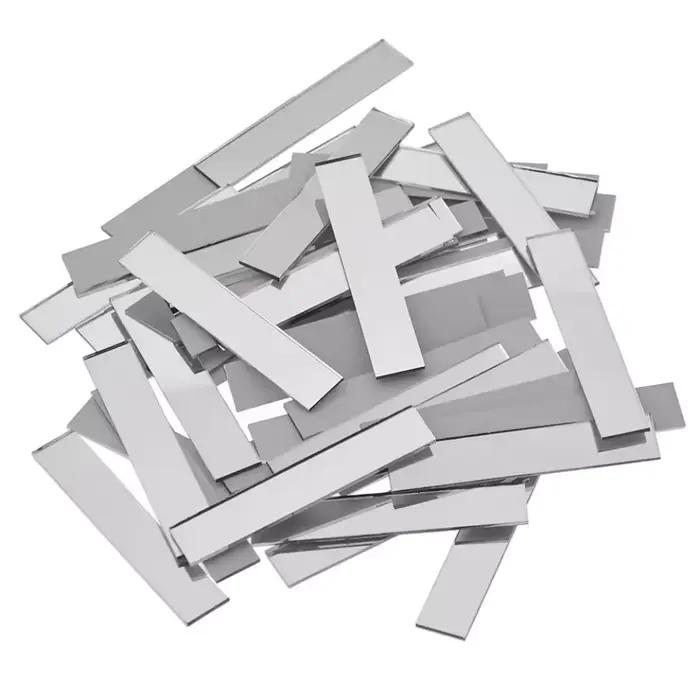 1/200 pièces/ensemble, autocollants muraux en miroir rectangulaires DIY, autocollants décoratifs en 