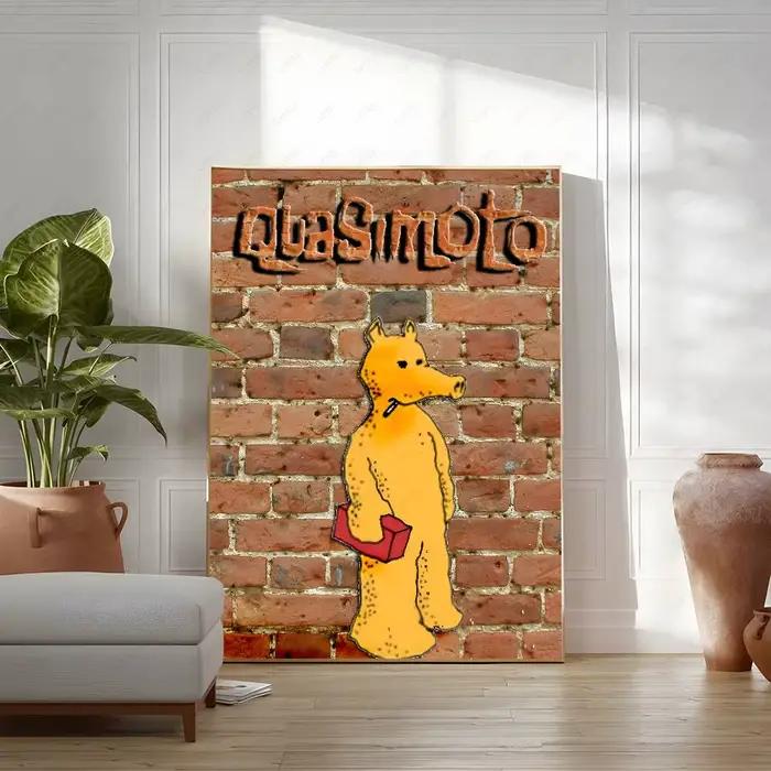 Q-quasimotoS – couverture d'album, affiche de mème drôle, Art mural imprimé adapté au salon, chambre