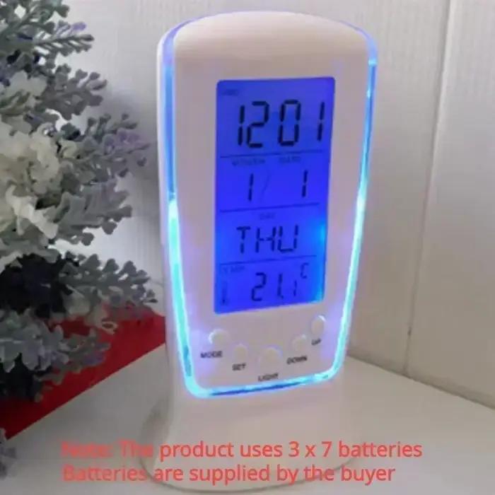 Horloge numérique électronique à LED, décoration murale pour chambre à coucher, maison, chambre, int