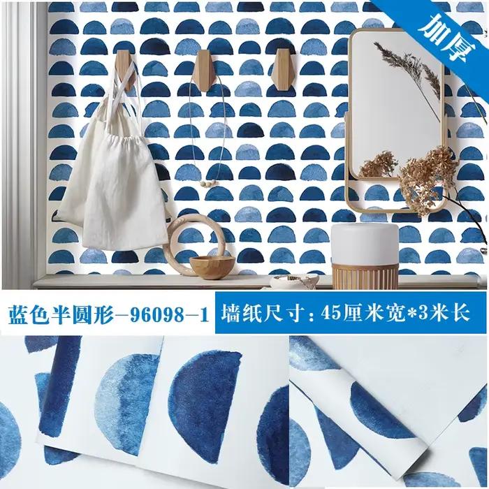 Papier peint adhésif pour mur 3 mètres-vinyle amovible Arch Deco, conception demi-cercle étanche pou