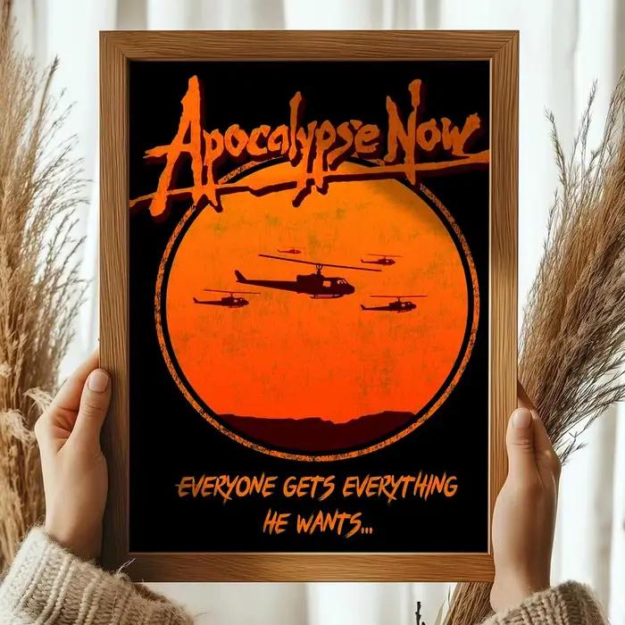 Affiche de film classique Apocalypse Now, affiche artistique HD, autocollante, imperméable, pour la 