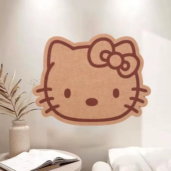 Panneaux muraux d'animaux en feutre, décor de maternelle, ours de dessin animé 3D, panneau Photo san