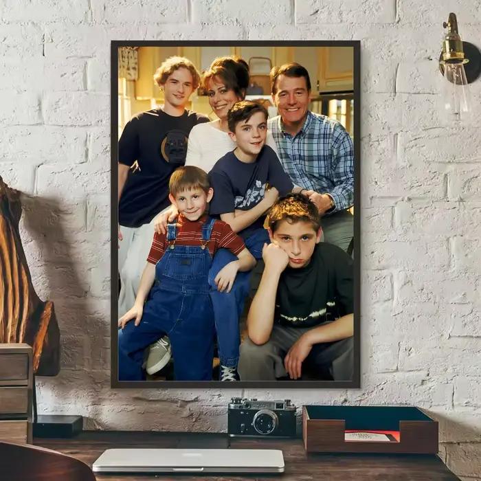 Affiche m-malcolm au milieu, art HD, mur collant, imperméable, pour la maison, salon, chambre à couc