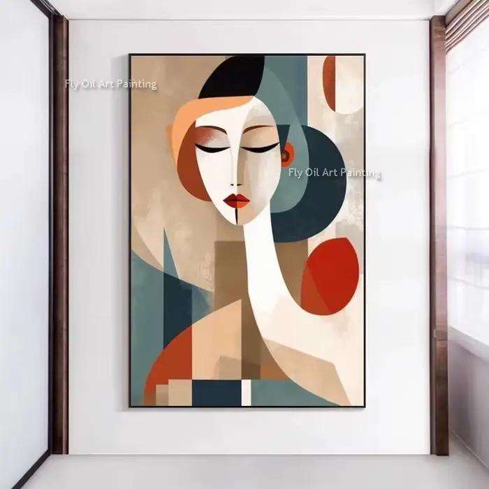 Toile de peinture à l'huile peinte à la main, équipement de peinture célèbre de Picasso, art mural s