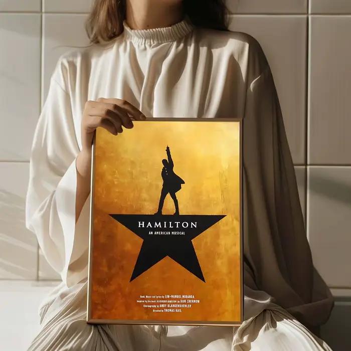 Affiche de théâtre Musical classique h-hamamilton, autocollant en papier imperméable, décoration mur