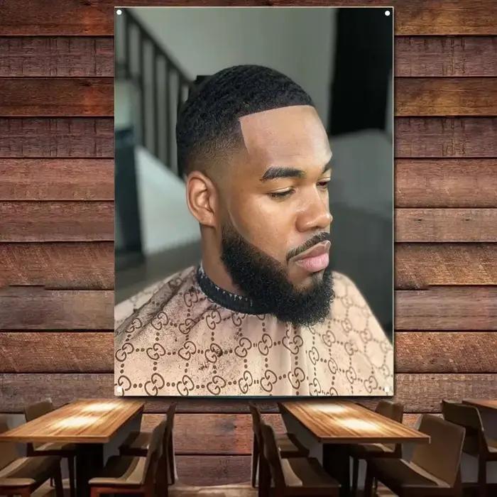 Affiches murales « Meilleures coupes de cheveux pour hommes noirs » - Tapisserie murale « Coupe de c