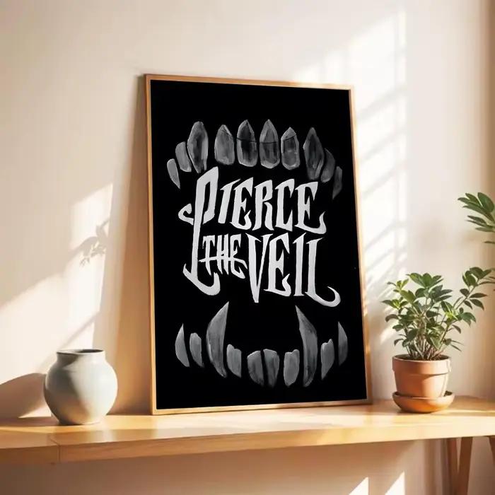 P-Pierce T-The Veil PTV Rock Band – affiche murale imprimée, affiche décorative, décoration murale, 