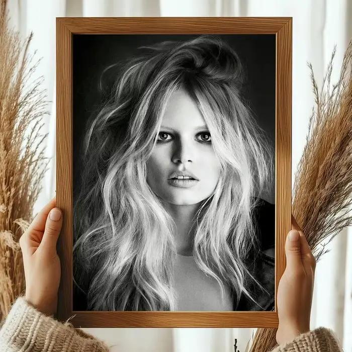 Pop chanteur B_Brigitte B_Bardot Magazine affiche décorative murale Art autocollants Mural Photo imp