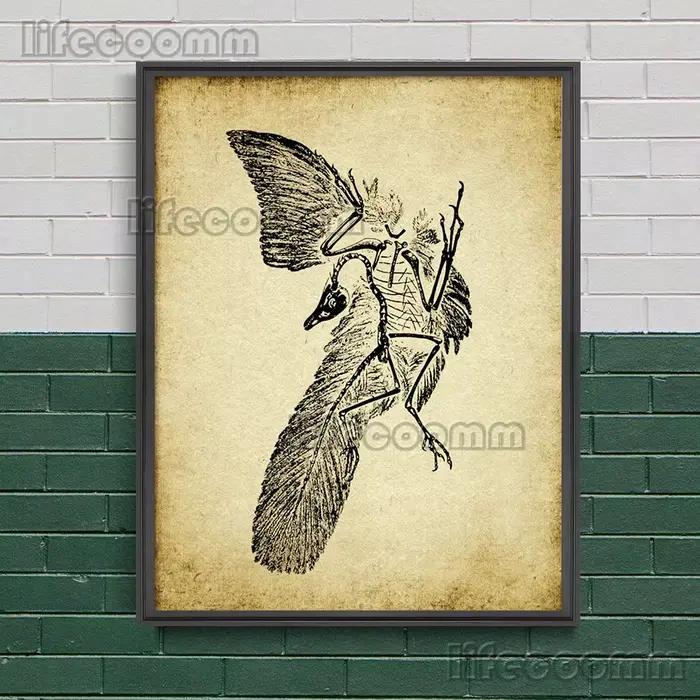 Peinture sur toile d'art mural vintage, moustique, papillon, araignée, équation de bourdon, libellul