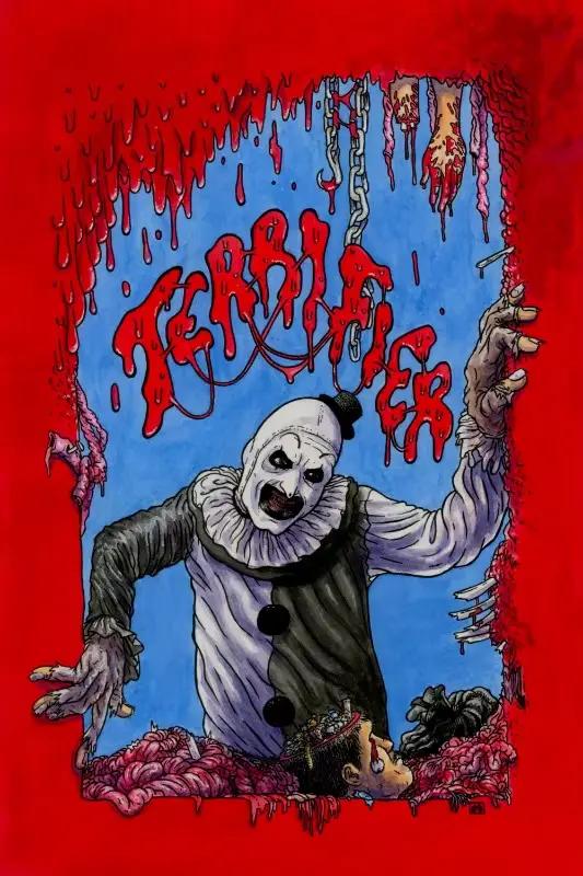 Terrifier 2 – affiche de film esthétique, ensemble de télévision, décoration rétro, Film d'horreur, 