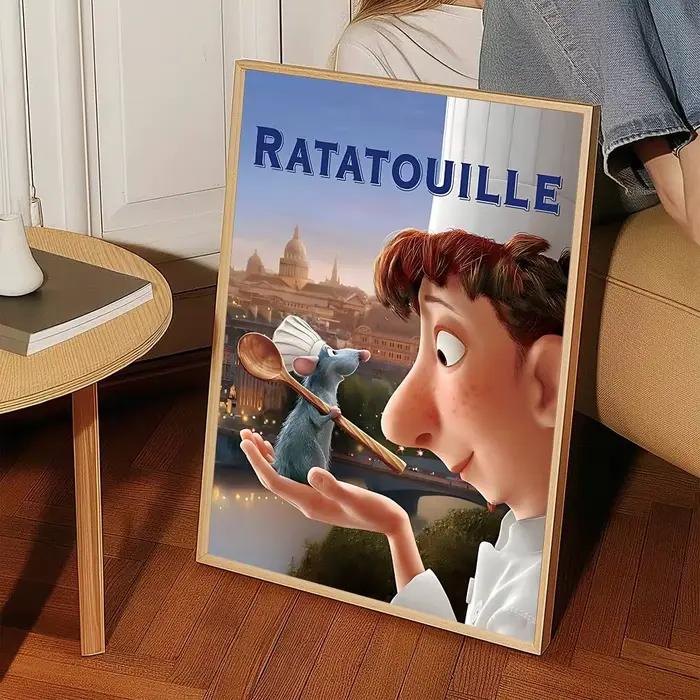 Affiches et impressions de dessins animés R-Ratatouille de bonne qualité, décoration murale HD, auto