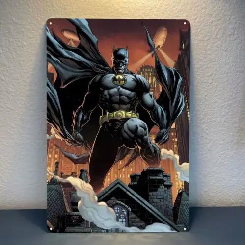 Affiche de film en métal, 20x30cm, décoration murale de super-héros, signe en étain en aluminium