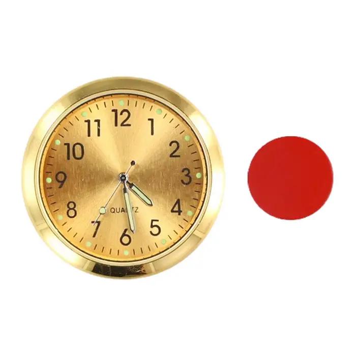 Horloge de voiture lumineuse, mini ornement automobile, montre numérique à coller à l'intérieur des 