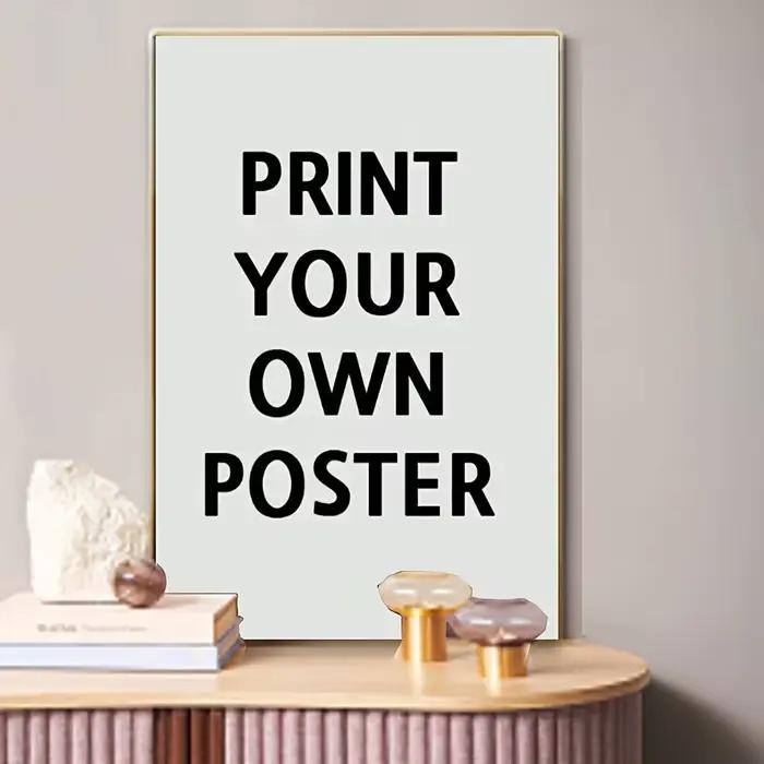 Affiche Photo personnalisée avec imprimés sur toile, pour la vie familiale, animaux de compagnie, An