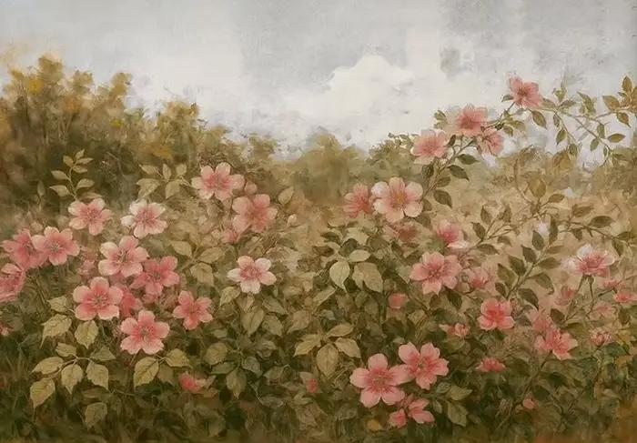 Affiches d'art rétro rose pour pépinière, décor de chambre de filles d'inspiration Vintage, peinture