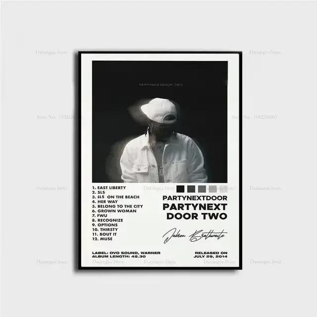 Affiche de couverture d'album d'étoile de musique de rap, impressions d'art mural, peinture, photo, 