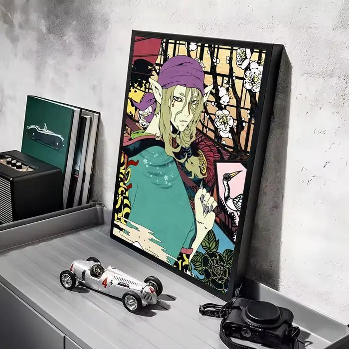 Affiche murale décorative Anime M_Mononoke K_Kusuri, autocollants d'art, impression Photo murale pou