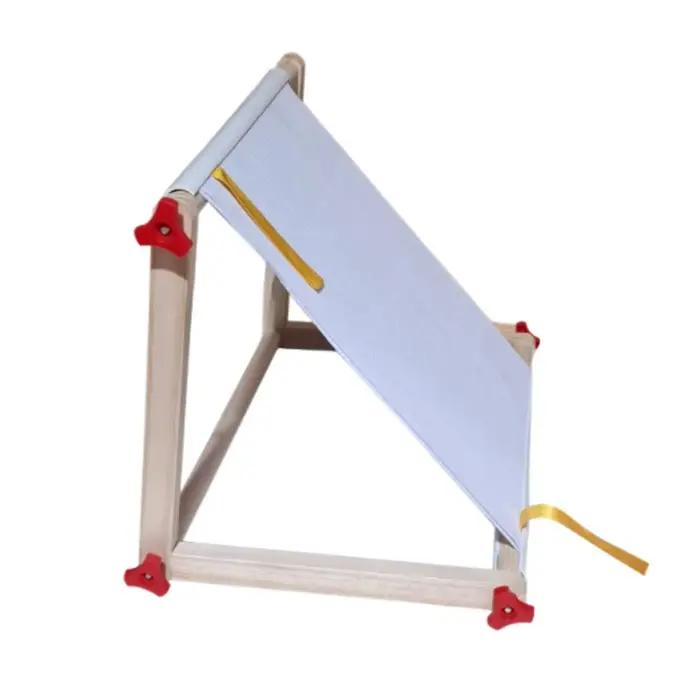 Support de cadre de point de croix en bois, facile à utiliser, Support de bricolage, cadre de broder