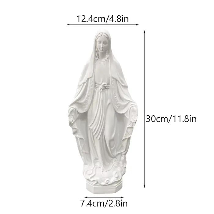 Km THEUINS-Statue de la Vierge Marie, Figurine de Dieu Mère Auckland pour l'Intérieur, Objet de Scul