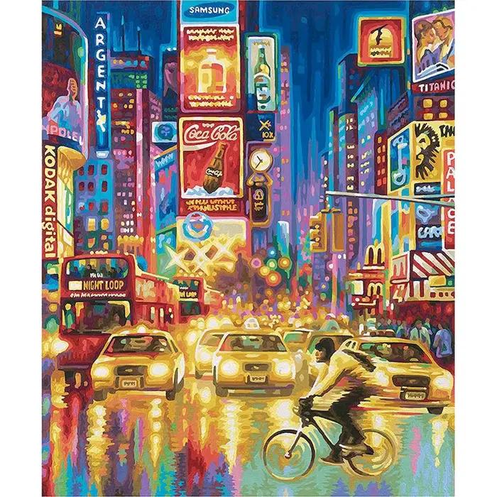 Peinture par numéros pour adultes, kits DIY, peinture à l'huile sur toile, dessin et coloriage par n