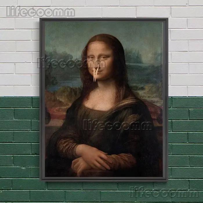 Affiche et impression d'art drôle de salle de bains et de toilettes, impression sur toile d'art goth