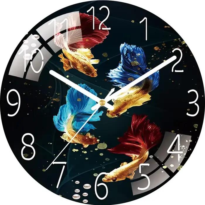 12 pouces horloge murale silencieuse moderne pas de ticking horloge murale numérique mouvement silen