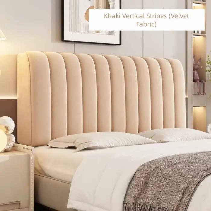 Housse de tête de lit Texture velours, Design moderne, Style Simple, couleur unie, utilisation en qu