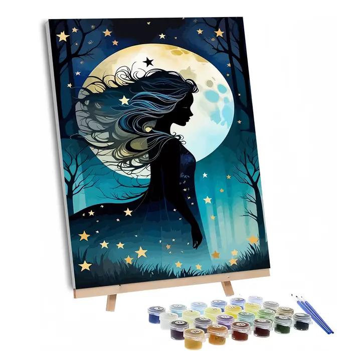 Peinture par numéros, pour adultes et enfants, débutants à avancés, kits de peinture à l'huile par n