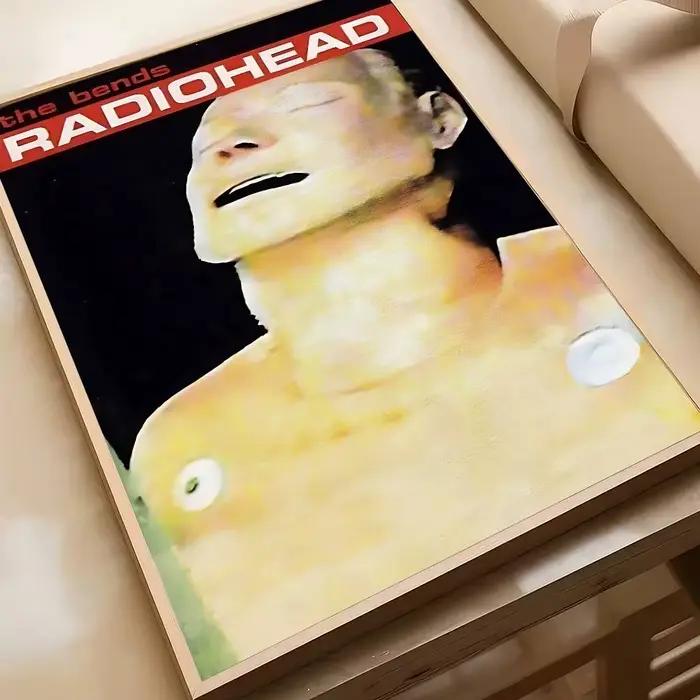 Personnages de groupe de Rock Vintage, affiches classiques Vintage Radiohead, affiches d'art murales