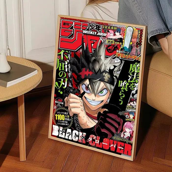 Affiche murale classique vintage Anime Black Clover, décoration artistique pour le bureau, le salon,