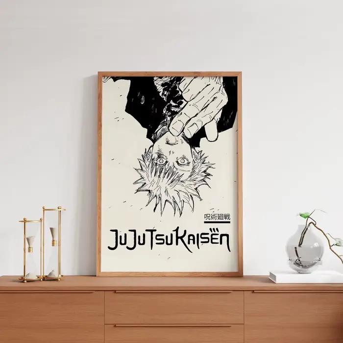 Peinture Jujutsu Kaisen, affiches vintage d'anime classique japonais, impressions sur toile, peintur