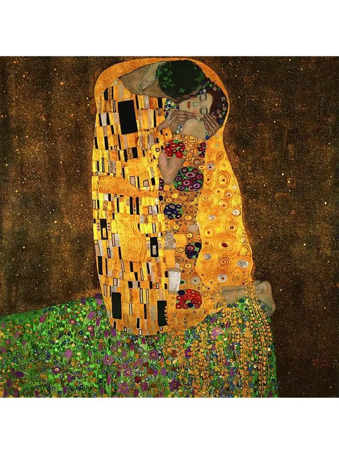GustAbility Klimt-Affiche de paysage de fleurs célèbres, peinture sur toile, reproduction classique,