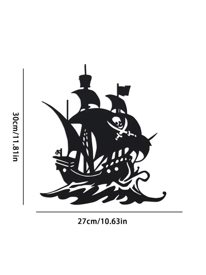 Décor mural style bateau pirate - Décorations nautiques audacieuses en métal qui apportent une avent