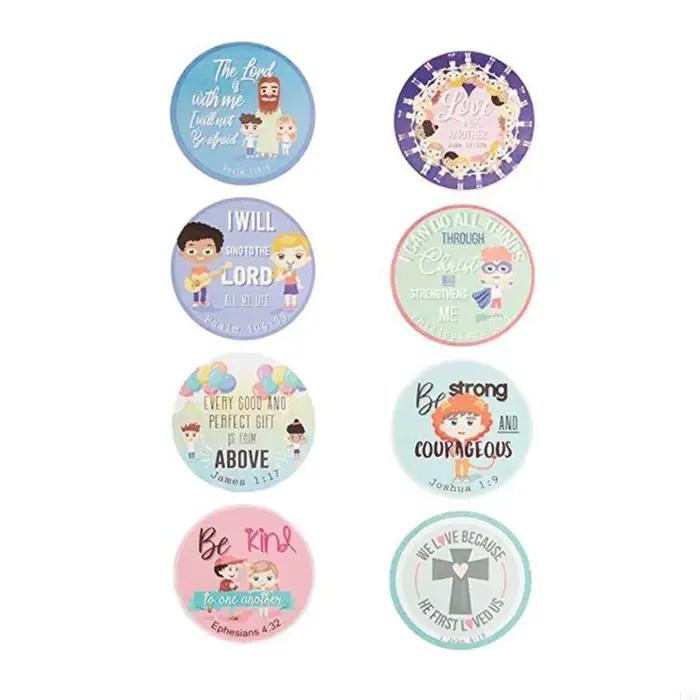 PXPC Christian Decorative Autocollants Stickers Sticky Stickers for Cawer Cards Enveloppes Box