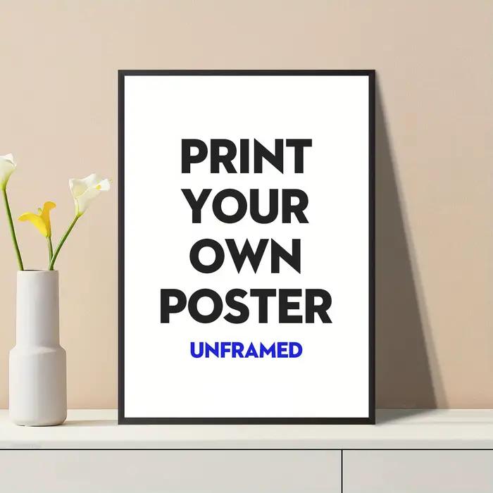 Toile de peinture personnalisée imprimée HD, personnalisée de votre image, affiche d'art murale pers