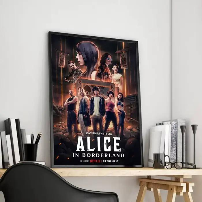 Affiche Alice In Borderland, impression de haute qualité, affiche murale imperméable, affiches de fi