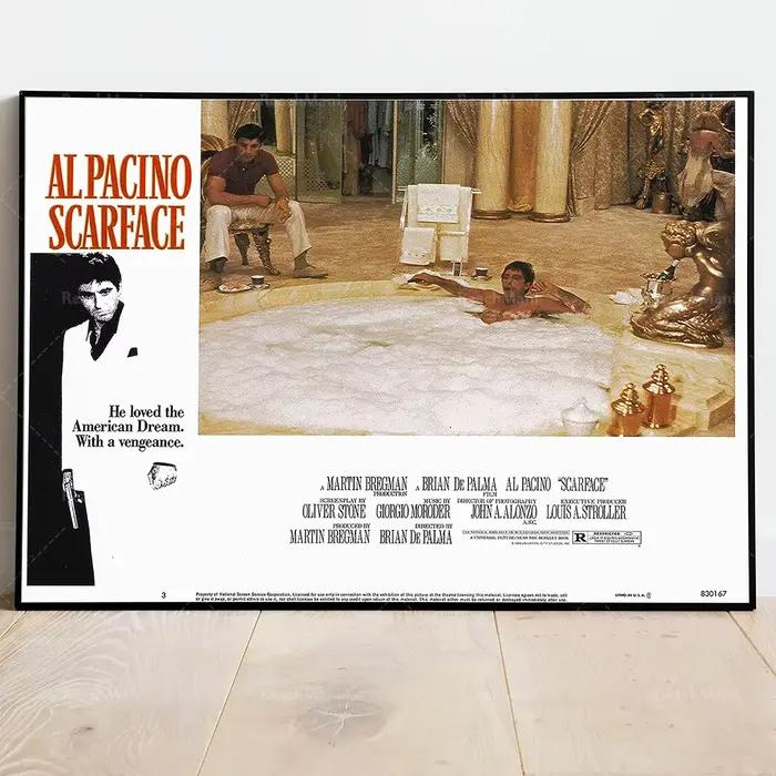 Affiches de films planchers face, impression Al Pac37, rétro Li, gros plan, scènes de film