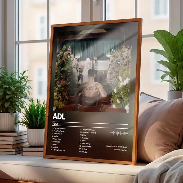Yeat ADL – ensemble d'affiches d'album, couverture moderne, art mural pour chambre, peinture sur toi