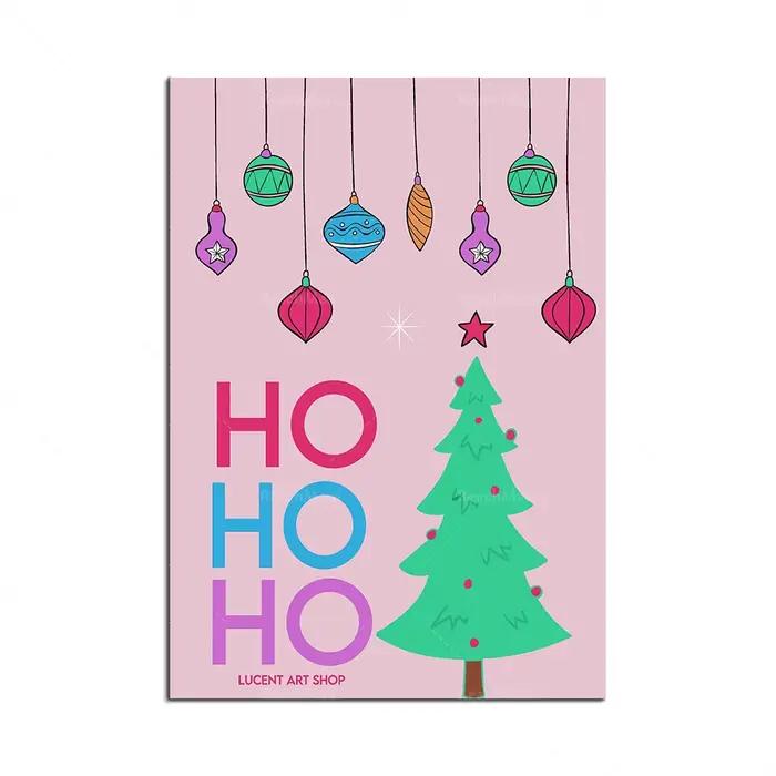Affiche de joyeux Noël pour la décoration de la maison, impression d'art mural, toile esthétique nor