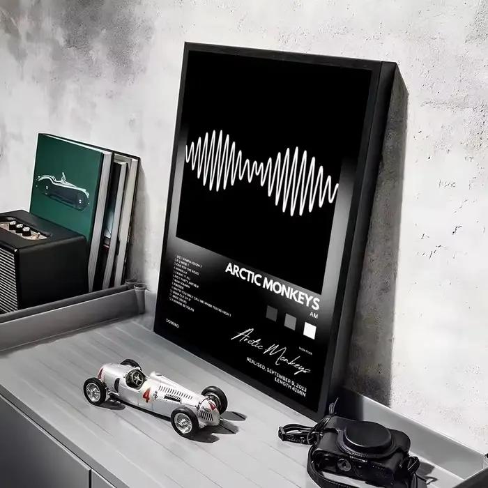 Affiche de groupe de rock A-Arctic Monkeys, impressions d'art mural minimalistes modernes pour chamb