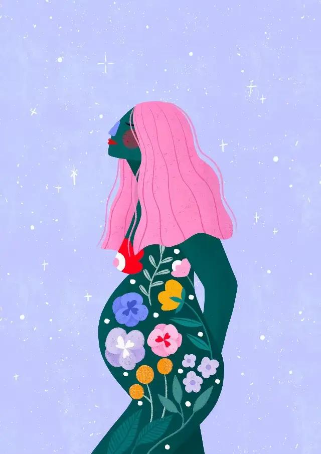 Affiche et peinture sur toile imprimée pour maman et bébé, nouvelle maman, amour, femme, image d'art