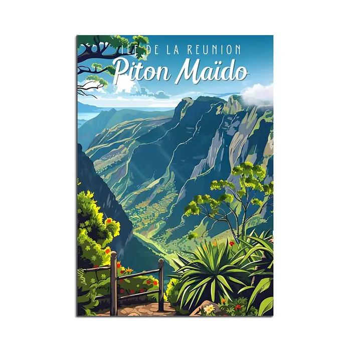 Le Havre, Bordeaux, Bretagne, Île de la Réunion, Montagnes Vosges, Corsica, Les Carrosses, Affiches 