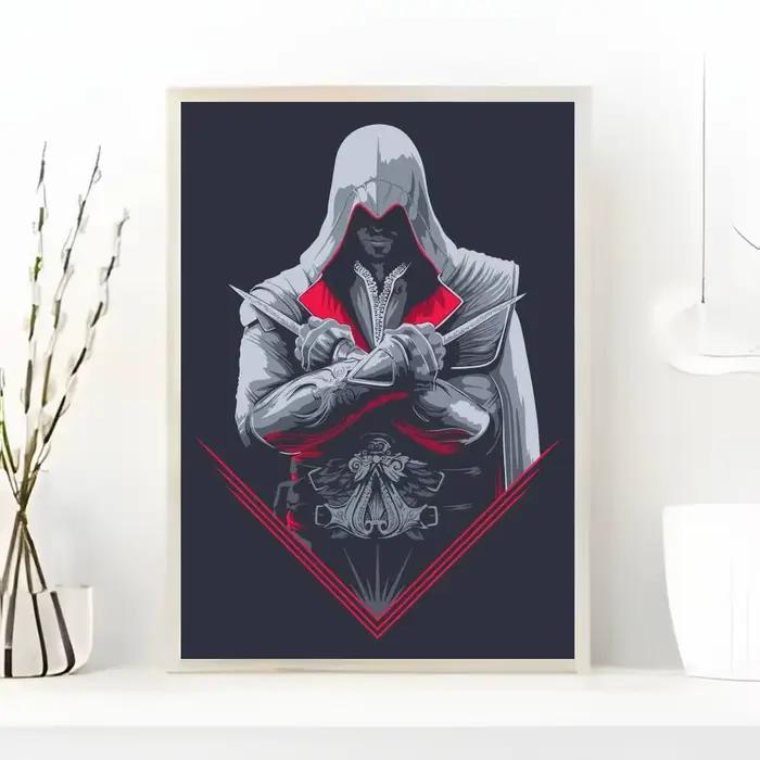 Affiche d'art de jeu AssassinES S Creed avec imprimés, décoration de maison, chambre à coucher, salo
