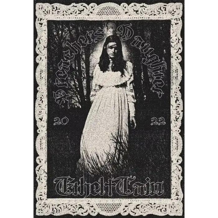 Affiche de chanteur Vintage e-ethel Cain, paroles de musique, nouvel Album, gothique foncé, esthétiq