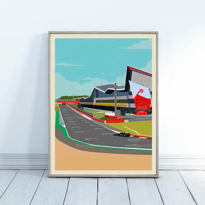 Affiche de Formule 1 avec Impression Murale, Grand Master, Monaco Tour